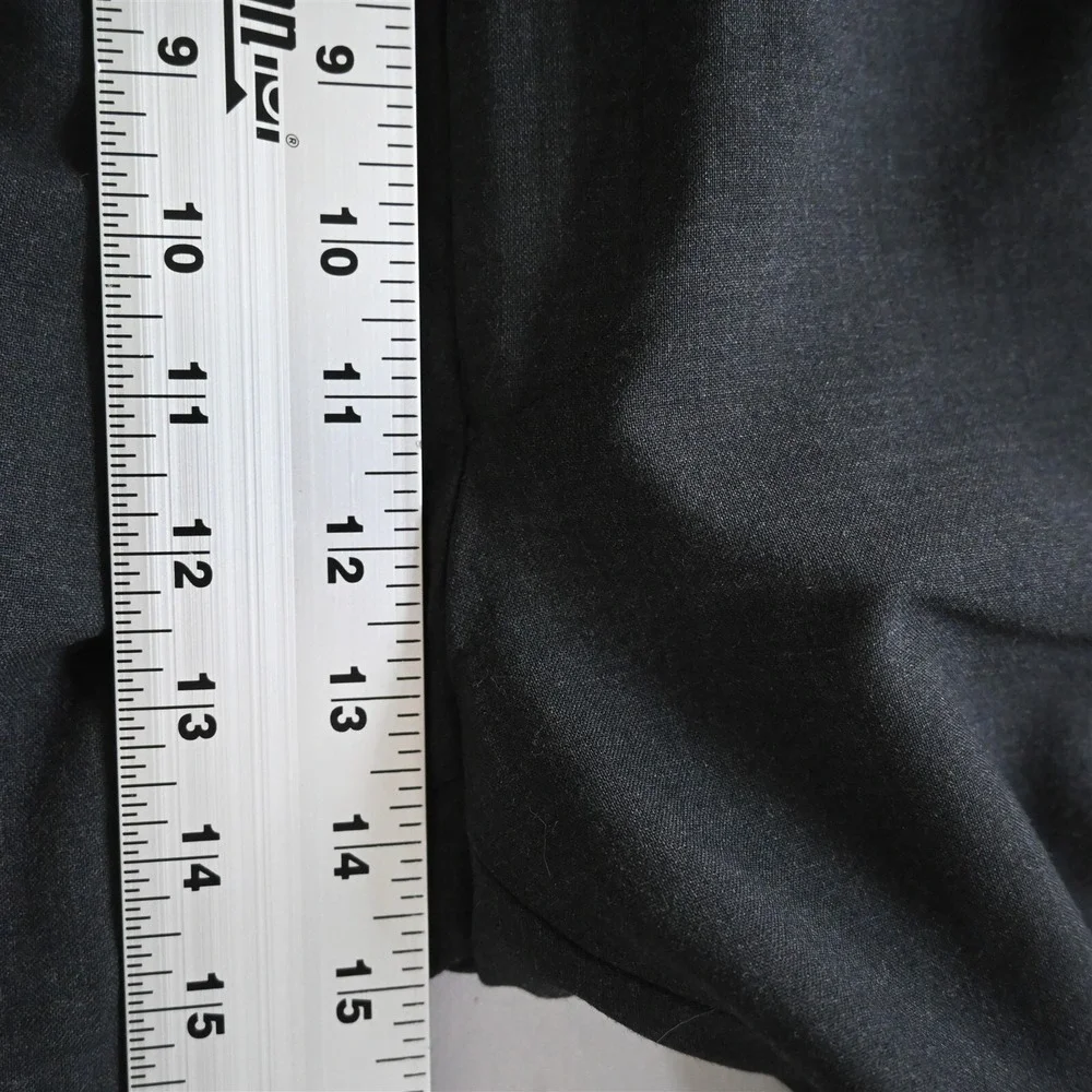 Jos A‎ Bank 40x29 Gray 100% Wool Pleated Cuffed Mens Dress Pants